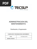 Planificacion y Programacion Del Mantenimiento Compresor Compair l55