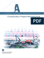 FTA Construction Project Management Handbook 2016