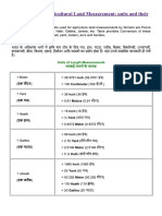 Agricultural Land Measurement