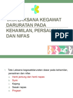 TatalaksanaKegawatdaruratan Pada Kehamilan, Persalinan Dan Nifas