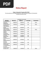 Modelo Status Report