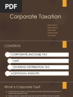 Corporate Taxation