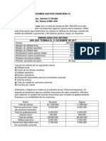 Examen Gestión Financiera #1 XXX