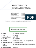 REFERAT Appendicitis Acuta Perforans - Dr. Selonan S. Obeng, SP.B-KBD., FINACS