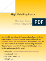 High Yield Psychiatry