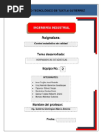 Control Estadístico de La Calidad