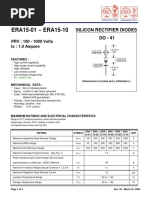 ERA15-01 ERA15-10: Silicon Rectifier Diodes DO - 41