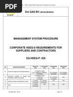 EG-HSEQ-P-020 Rev A1 Corporate HSEQ-S Req For Suppliers&Co