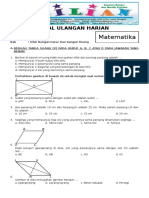 Soal Matematika Kelas 5 SD Bab 7 Sifat Bangun Datar Dan Bangun Ruang Dan Kunci Jawaban