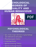 Psychological Theories of Sexuality and Human Behaviour