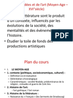 Histoire Des Idées Et de L'art (Moyen-Age - XVI°siècle)