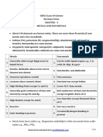 10 Science Notes 03 Metals and Non Metals 1