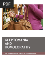 Kleptomania and Homoeopathy