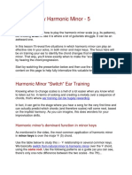 When To Play Harmonic Minor