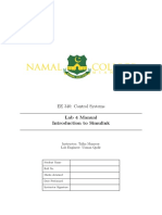 EE 340: Control Systems Lab 4 Manual Introduction To Simulink