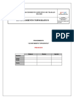 Procedimiento de Levantamiento Topografico