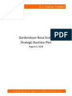 Gordonstoun Nova Scotia Strategic Business Plan - Aug. 9, 2018