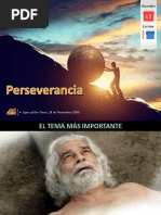 Lección 11 - Perseverancia