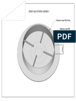 Removable Burner Assembly: 200 MM Dia X 2mm THK GI Sheet