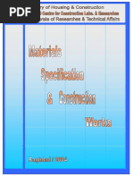 Iraqi Standard (Materials Specification & Construction Works