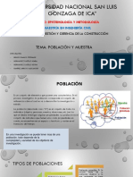 Ing. Civil Población y Muestra