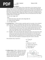 Different Types of Vehicle Resistances: Andrew P. Magbanua BSCE - 5 CE515 - Assignment February 14, 2018