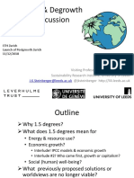 1.5 Degrees Climate Goal & Degrowth