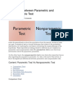 Non Parametric Guide