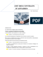 Droit Des Contrats D'affaires