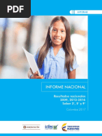 Informe Resultados Nacionales Saber 