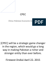 A New Road To Cpec