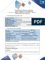 Tarea 2 - Operatividad Entre Conjuntos