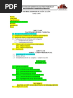 Estructura Del Informe D Investigacion Accion Educativa