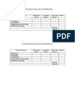 Pauta para Evaluar Expresion Escrita