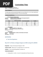 Curriculum Vitae: Bikash Gupta