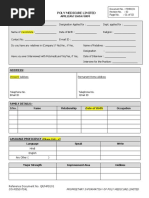 Applicant Data Form