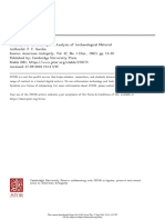 Methods For The Descriptive Analysis of Archaeological