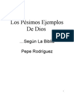 Los Pesimos Ejemplos de Dios Segun La Biblia - Pepe Rodriguez