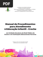 SEDF Manual de Atendimento A Creches