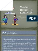 Materi 11. HIDAYAH DAN KESESATAN