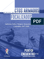 Informe de INDEPAZ Sobre Conflictos Armados Focalizados