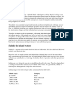 Salinity: Salinity in Inland Waters