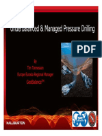 Under Balanced Managed Pressure Drilling