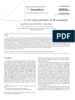 Adsorption of CO On LTA Zeolite Adsorbents: An IR Investigation