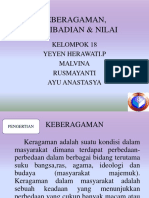 Keberagaman, Kepribadian & Nilai