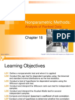 Nonparametric Methods Analysis of Ranked Data