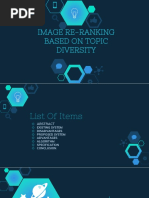 Image Re-Ranking Based On Topic Diversity