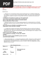 Accounting Chapter 16 Brief Exercises and Exercises