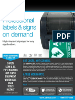 Professional Labels & Signs On Demand: Cut Costs, Not Corners