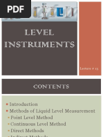 Lecture 13-Level Meters